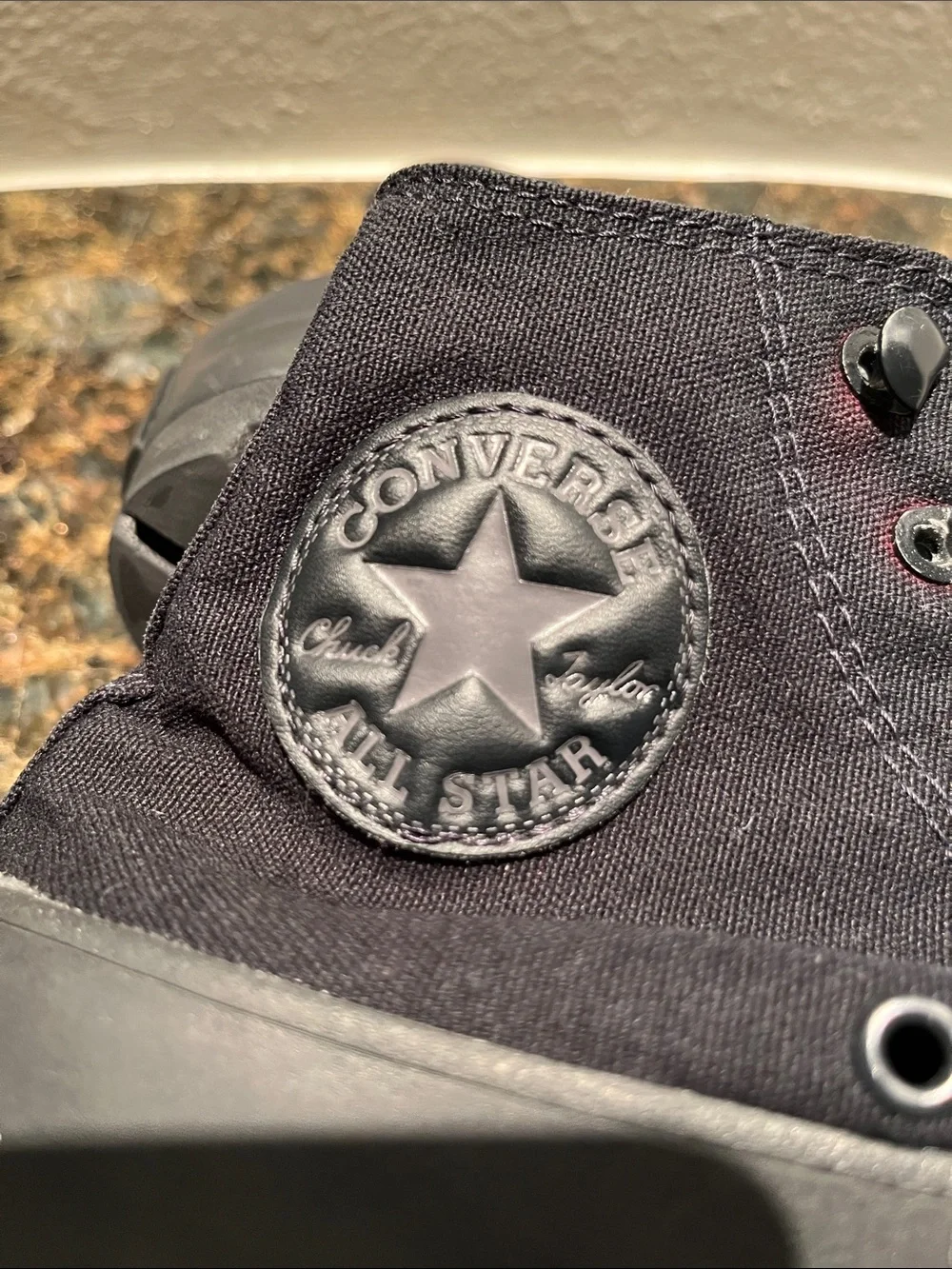 Converse Black High-Top Lugged Canvas Sneakers
